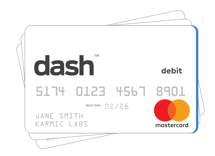 Image of the dash™ Prepaid Mastercard®